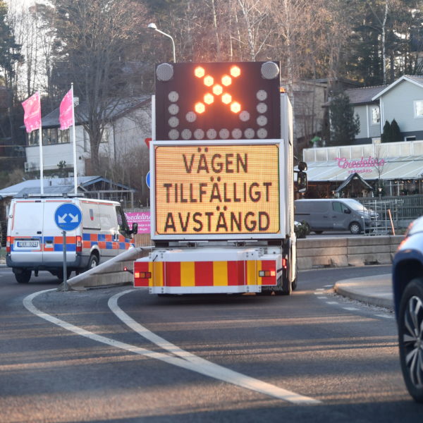 Bussolycka på Värmdö i Stockholm